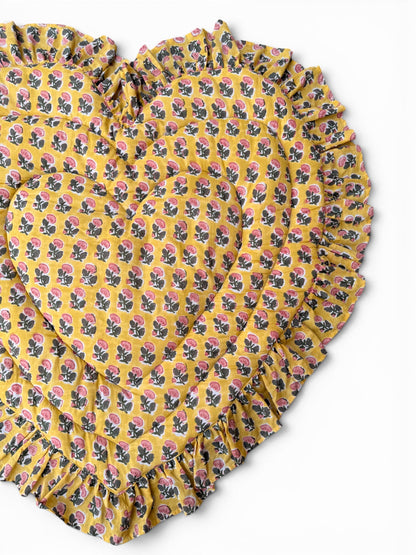 Baby Quilt Play Mat Heart Frill -Monsoon Colors-