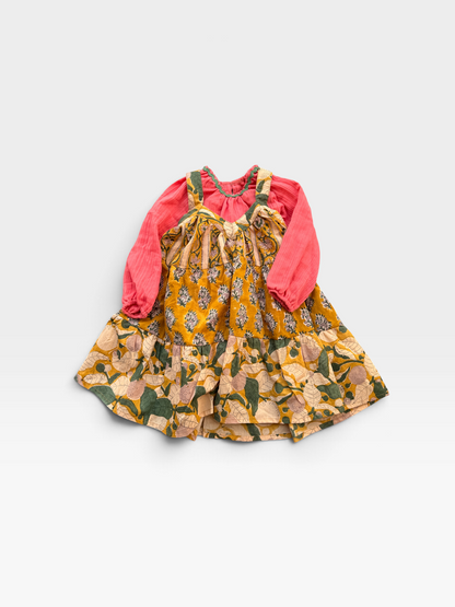Muslin Cotton Ric-Rac Neck Blouse