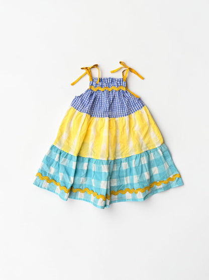 Mixed Candy Check Camisole Dress