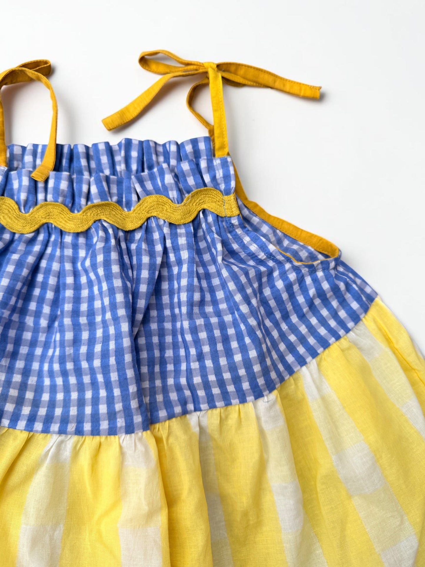 Mixed Candy Check Camisole Dress