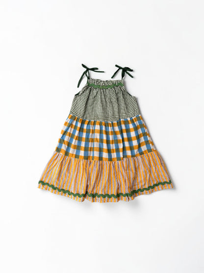 Mixed Candy Check Camisole Dress