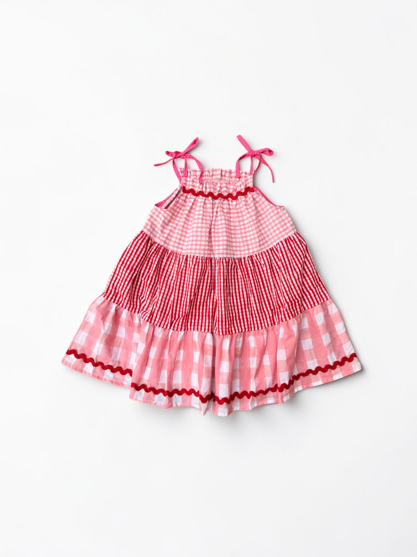 Mixed Candy Check Camisole Dress
