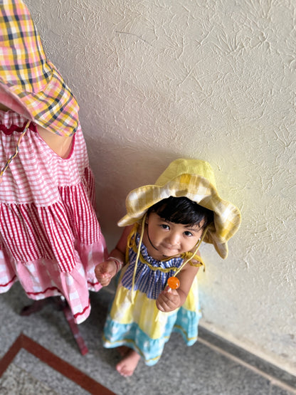 Mixed Candy Check Camisole Dress