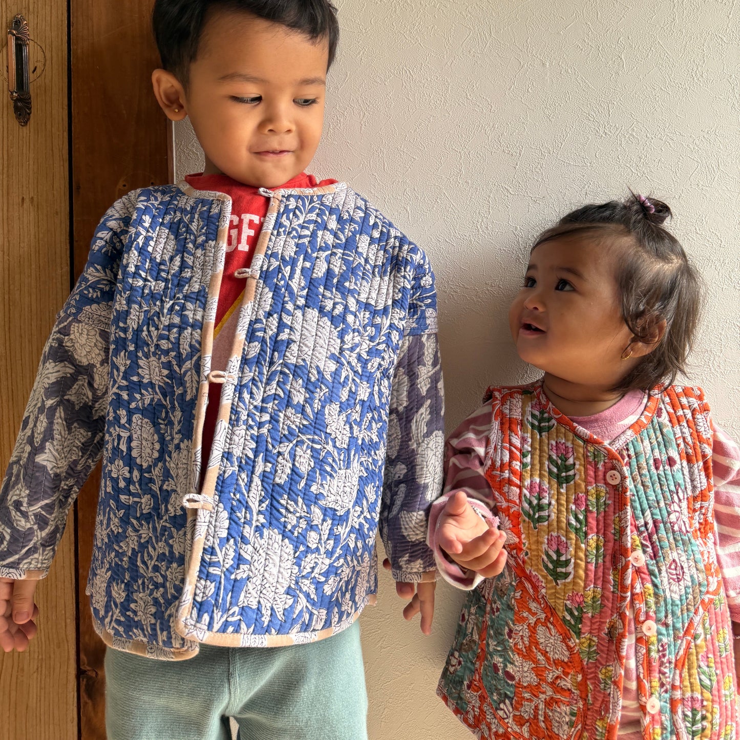 Stripes Patchwork Reversible Vest