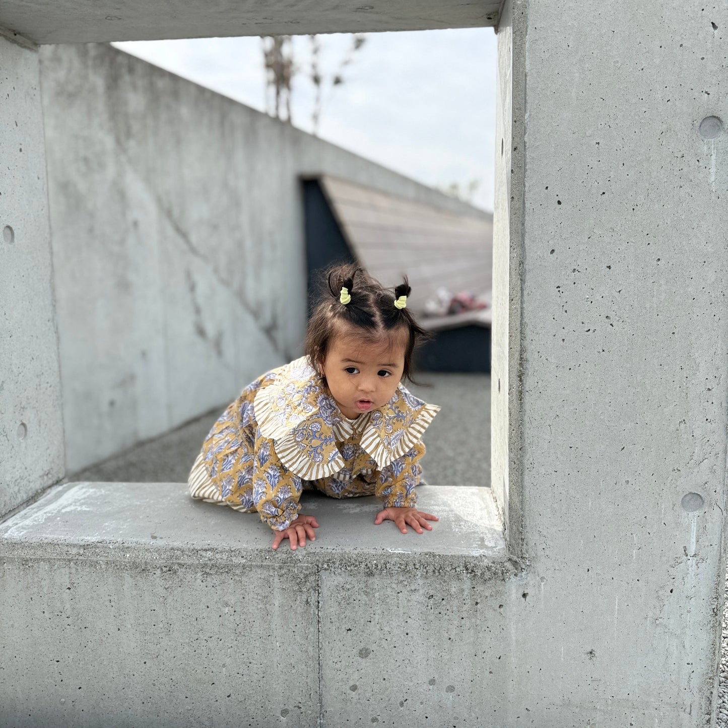 Big Frill Collar Dolly Dress