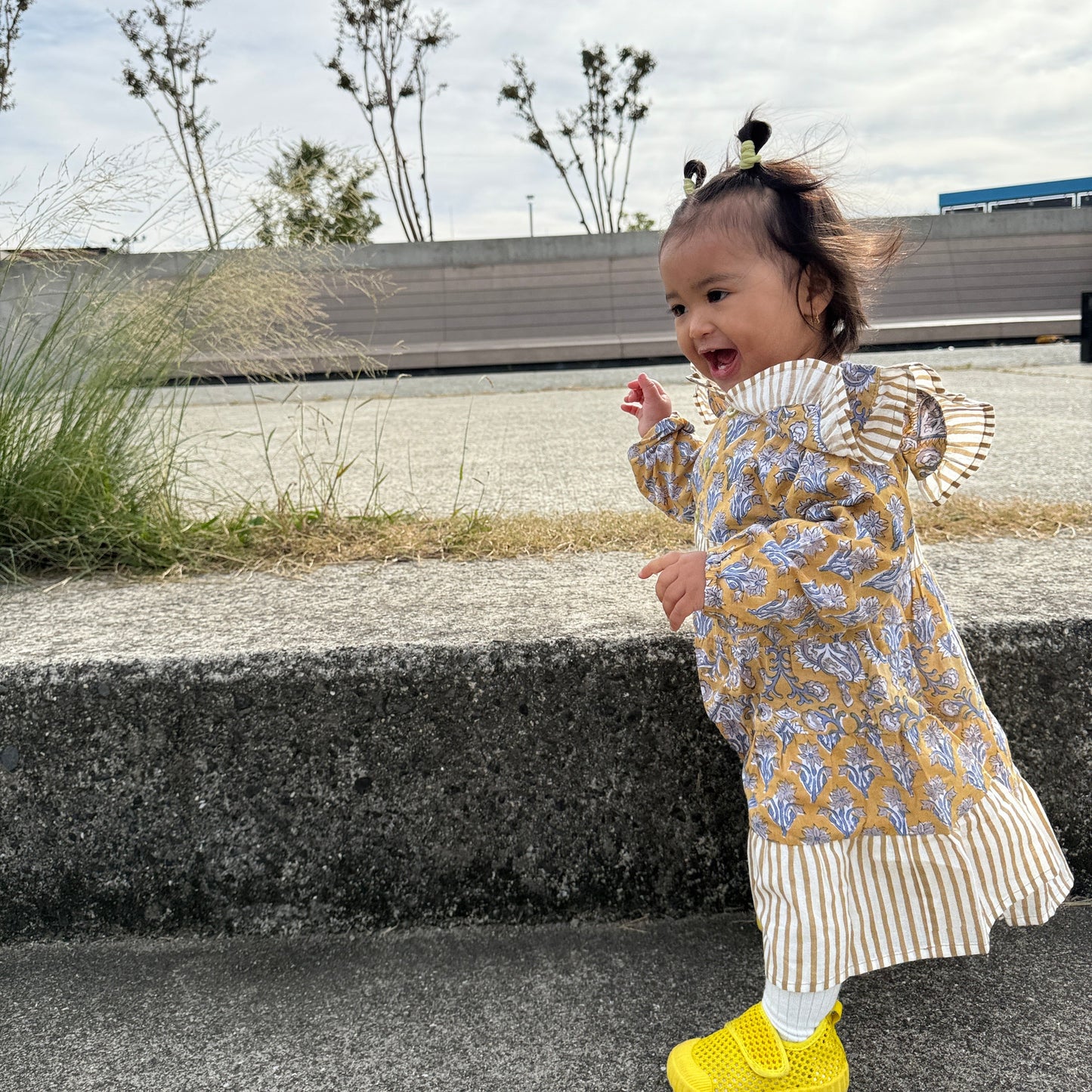 Big Frill Collar Dolly Dress