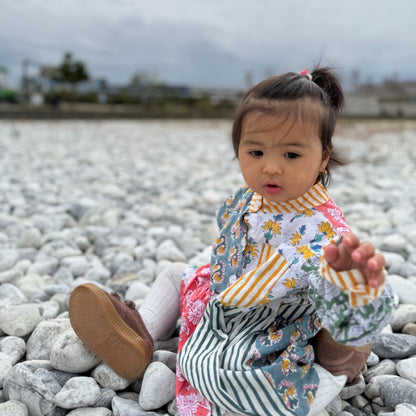 Sunny Funny Patchwork Shirts Dress