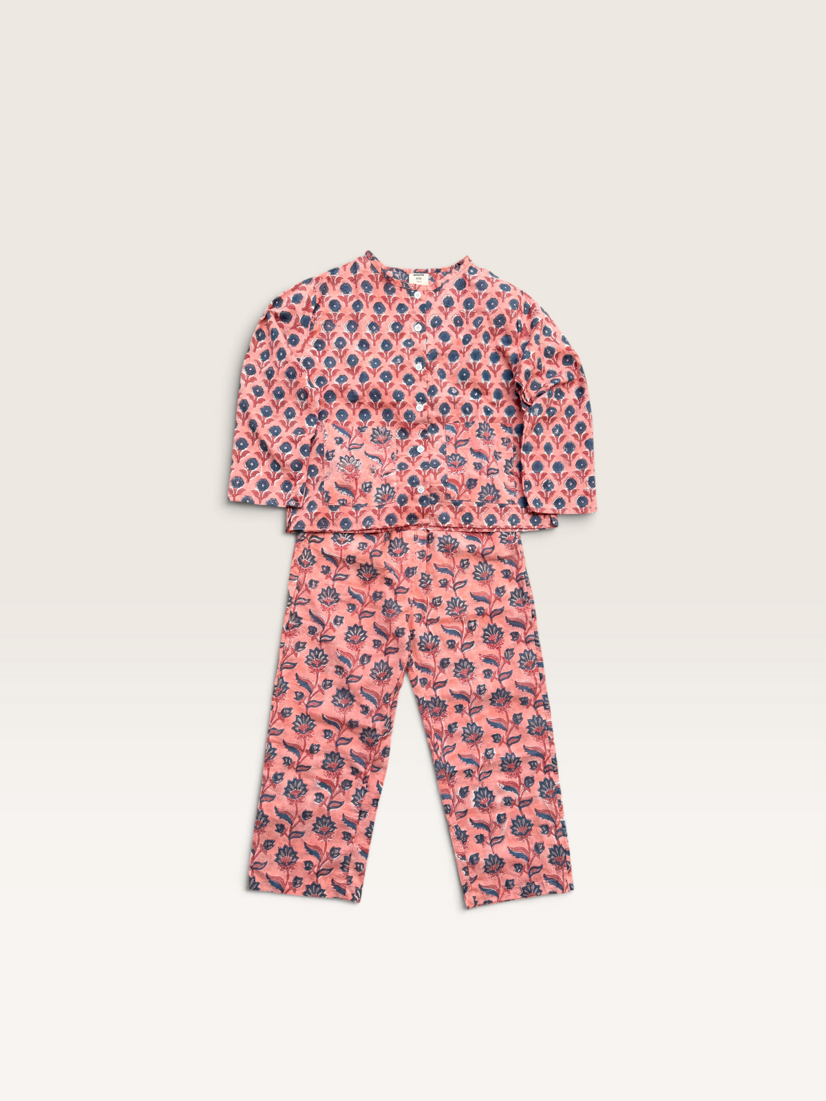 Room Wear -Round Neck Shirt and trouser Set-