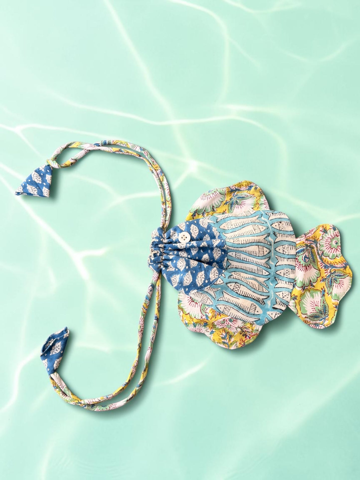 Fish Drawstring Pouch