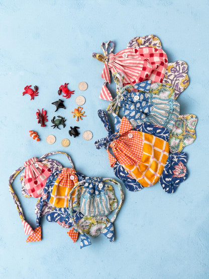 Fish Drawstring Pouch