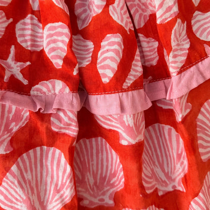 Seashell Tassel Dress with Bow