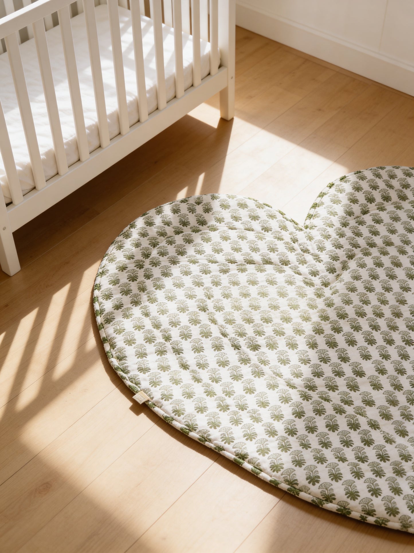 Baby Quilt Play Mat Heart Piping -Single Texetile-
