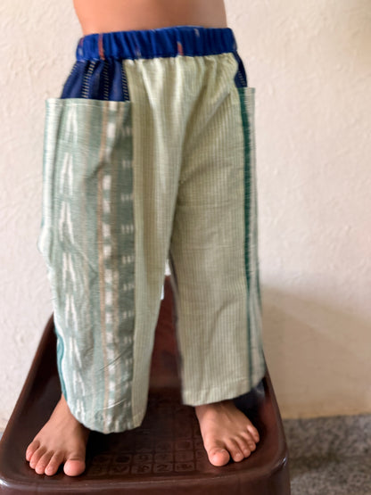 Handloom Cotton Patch Pants
