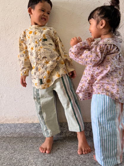 Handloom Cotton Patch Pants