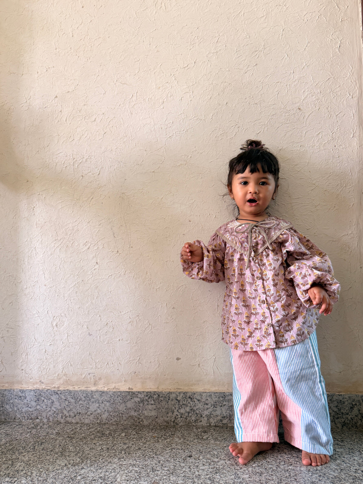 Handloom Cotton Patch Pants