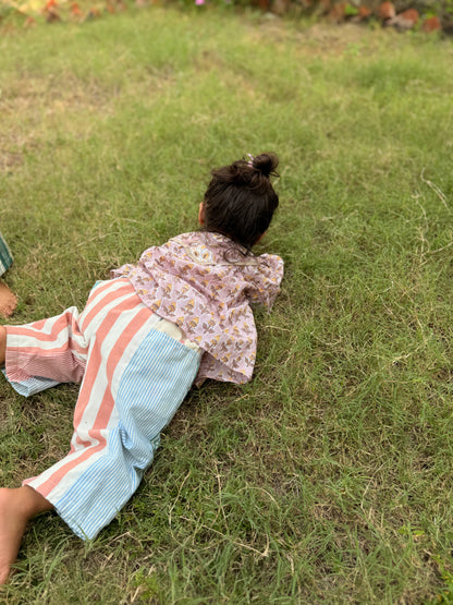 Handloom Cotton Patch Pants