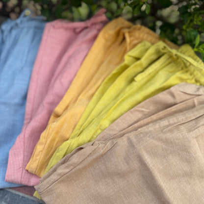 Stripes Dobby Handwoven  South Cotton Long Pants