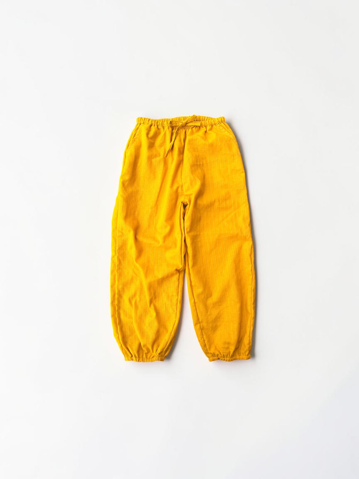 Khadi Dobby Cotton Striped Elastic Comfy Trouser
