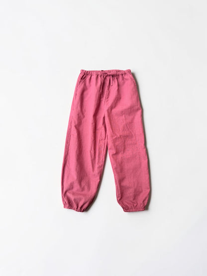 Khadi Dobby Cotton Striped Elastic Comfy Trouser