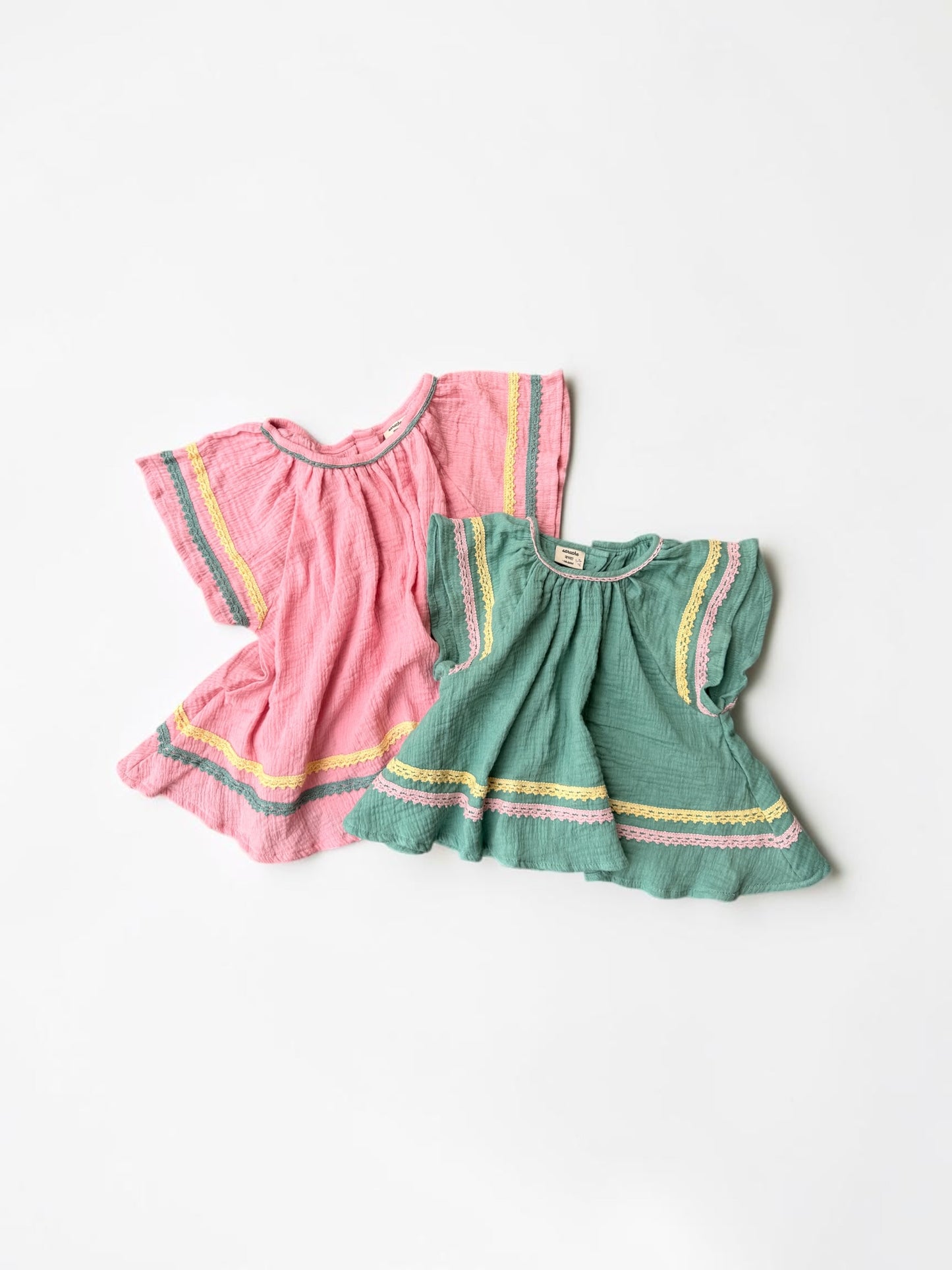 Muslin Cotton Girls Butterfly Tunic