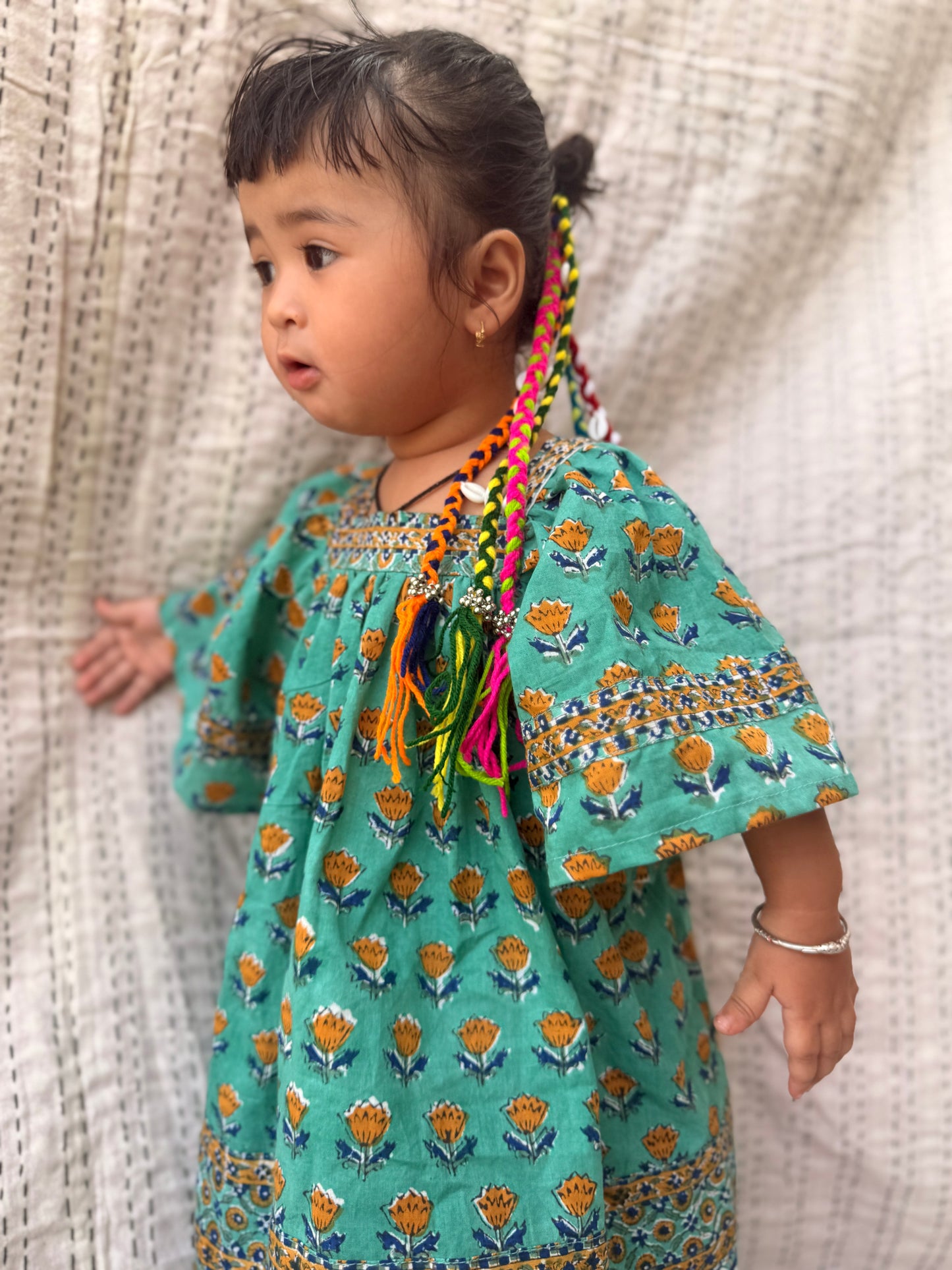 Butterfly Sleeve Frocks Dress