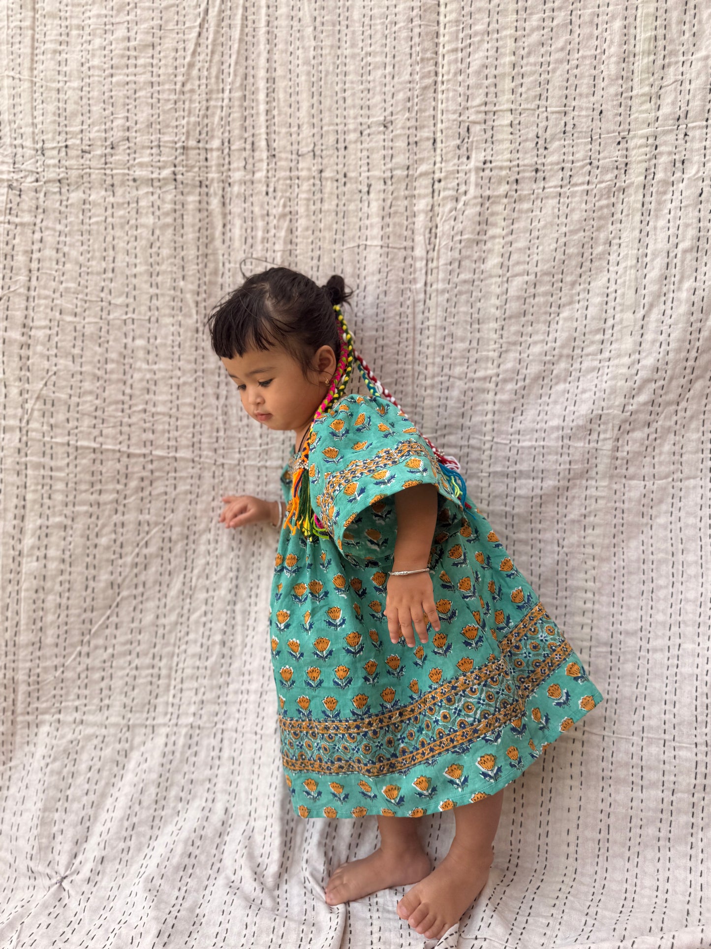 Butterfly Sleeve Frocks Dress