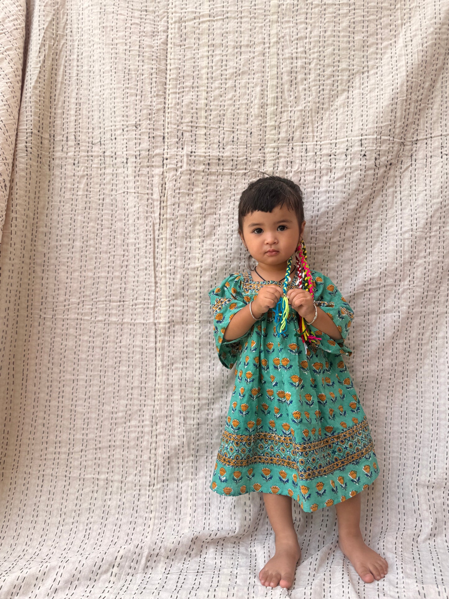 Butterfly Sleeve Frocks Dress