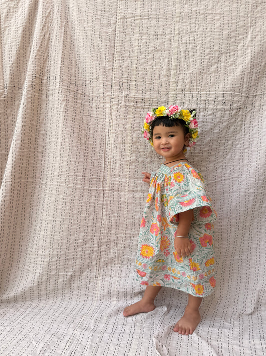 Butterfly Sleeve Frocks Dress