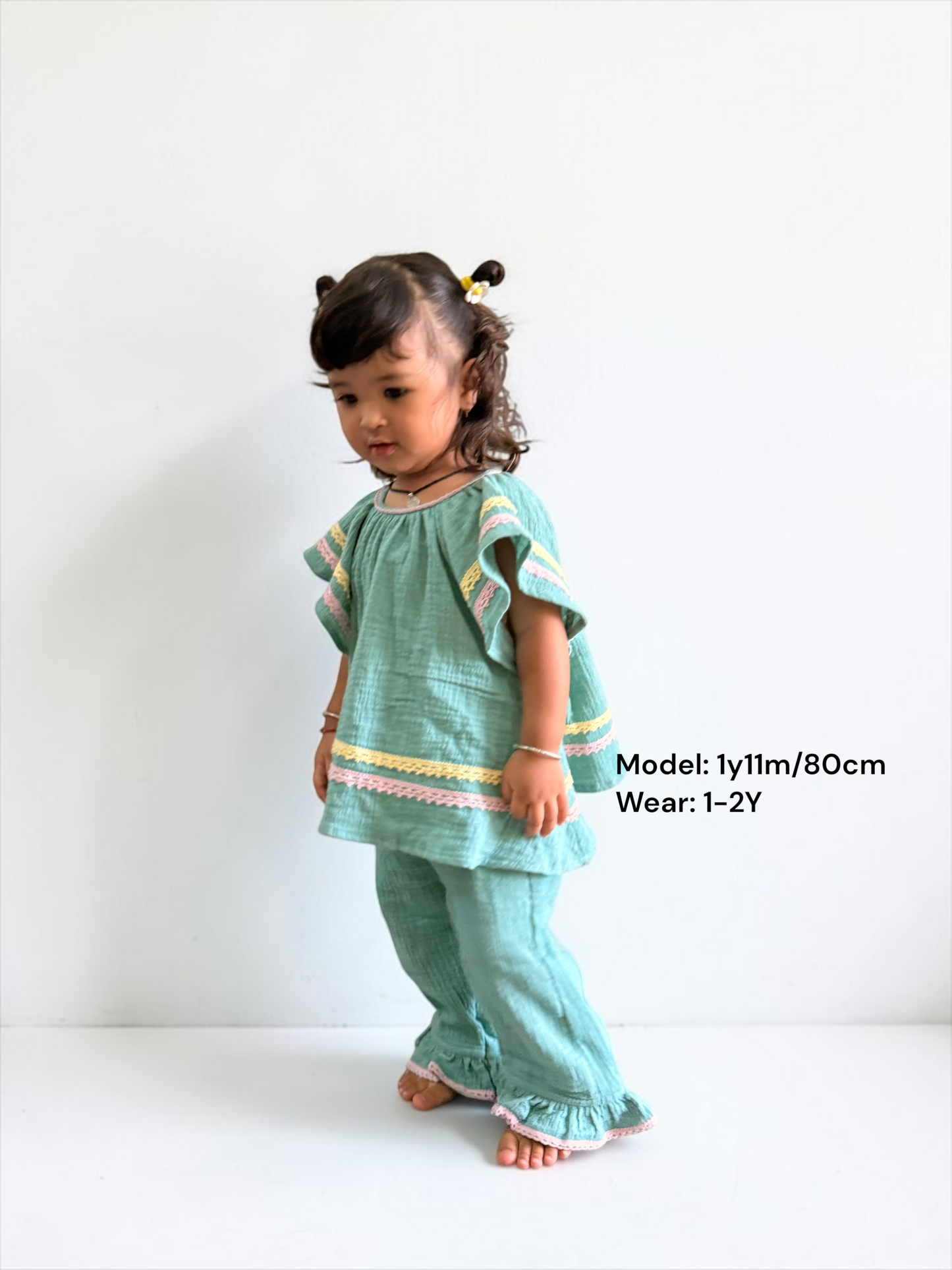 Muslin Cotton Girls Butterfly Tunic