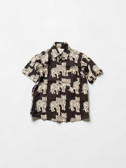 Boy's Block Print Short Sleeve Shirts