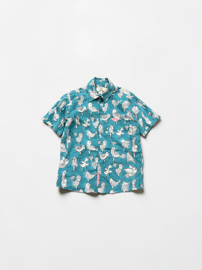 Boy's Block Print Short Sleeve Shirts