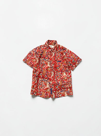 Boy's Block Print Short Sleeve Shirts