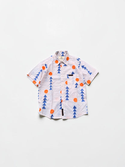 Boy's Block Print Short Sleeve Shirts