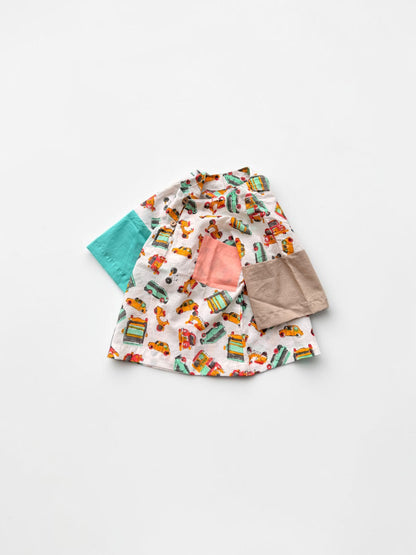 Mixed Motif Adventure Pullover Shirt