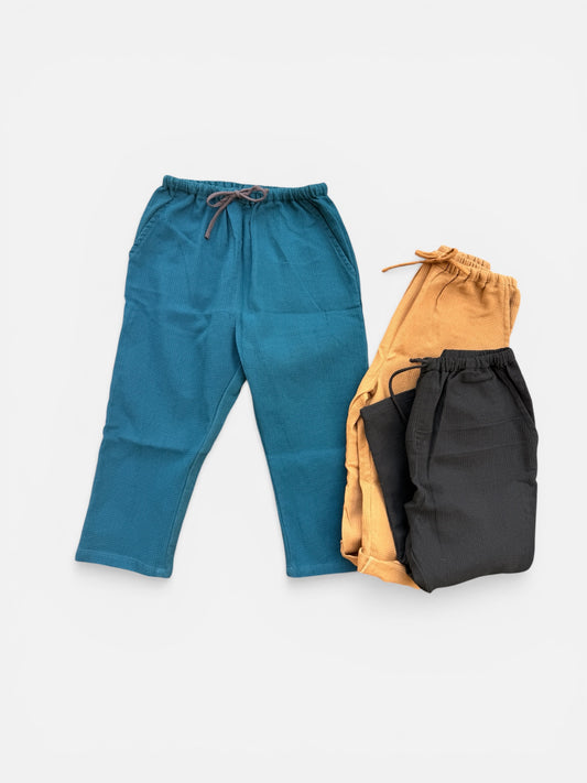 Waffle Cotton Pant