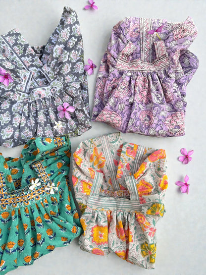 Butterfly Sleeve Frocks Dress