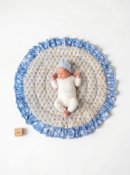 Round Ruffled Baby Play Mat