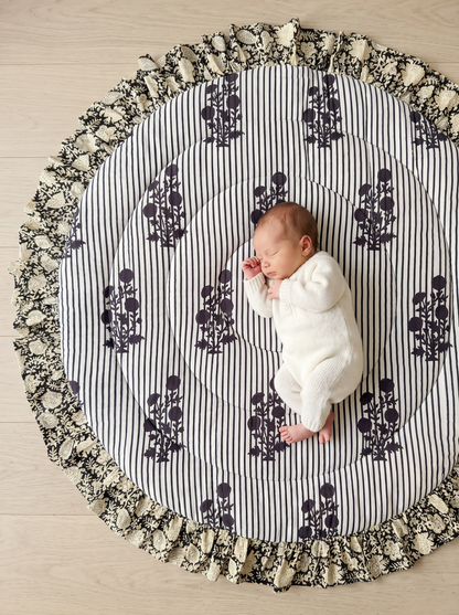 Round Ruffled Baby Play Mat