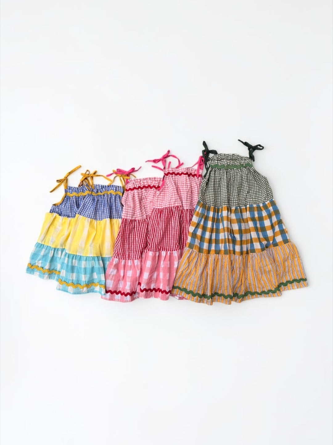 Mixed Candy Check Camisole Dress