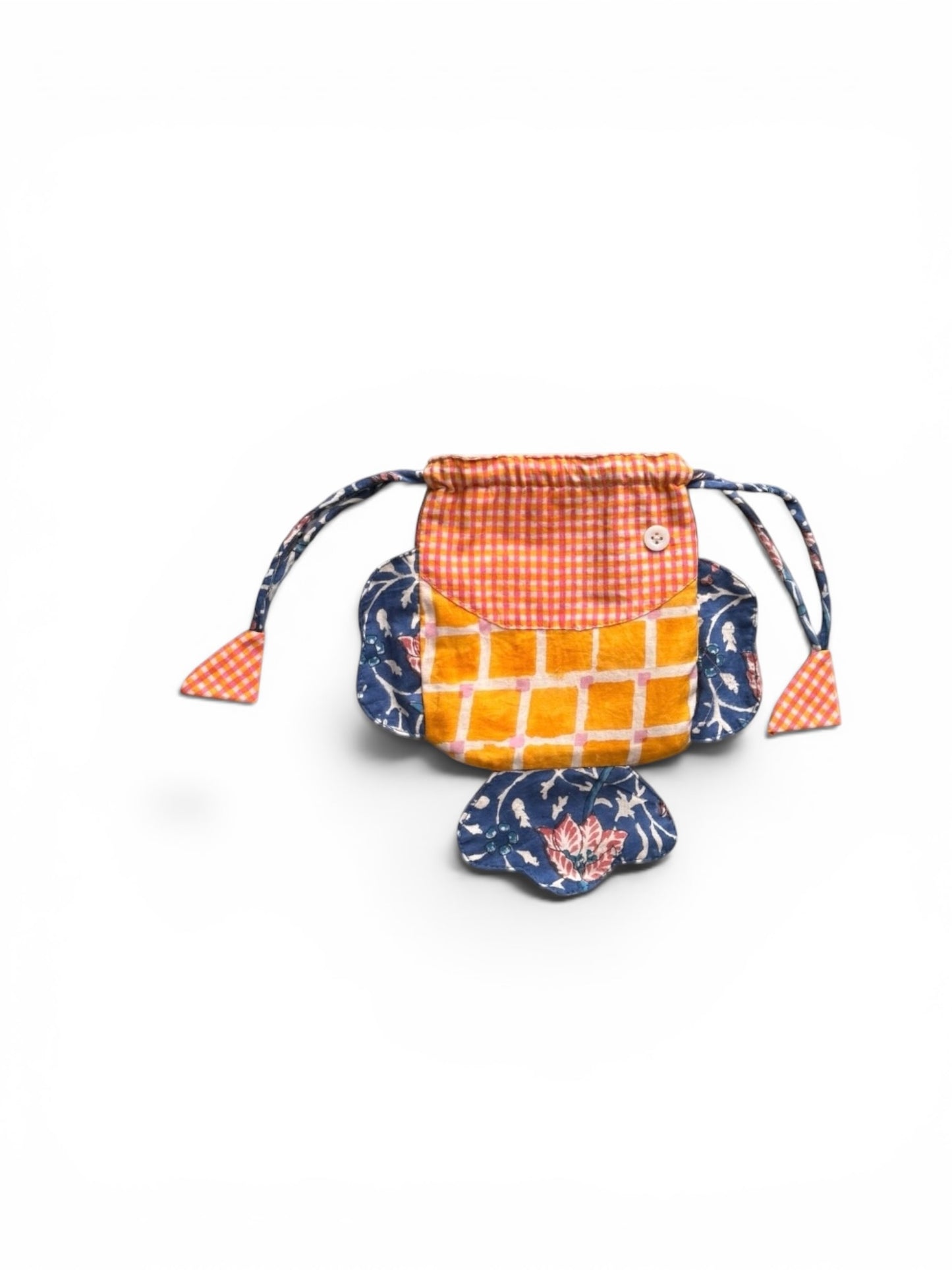 Fish Drawstring Pouch
