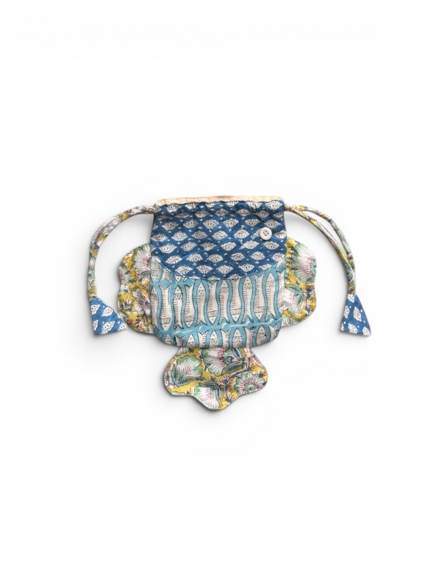 Fish Drawstring Pouch