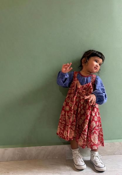 Tiered Pinafore Skirt