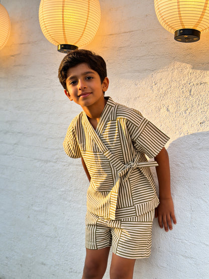 Japanese Shirt and Short Set - JINBEI-
