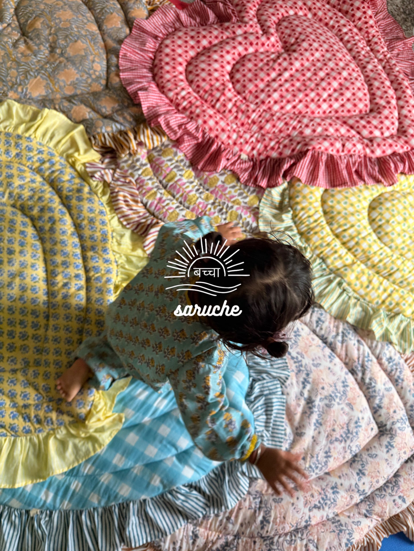 Heart Frill Mat - Combination Color -
