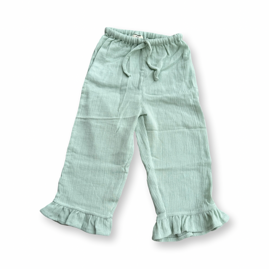 ⭐︎1-10years⭐︎ Organic Crinkle Cotton Frill Pants