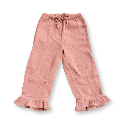 ⭐︎1-10years⭐︎ Organic Crinkle Cotton Frill Pants