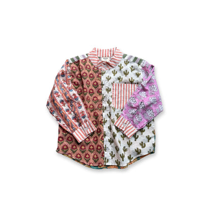 Sunny Funny Patchwork Shirts