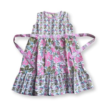 Non Sleeve Back Tie Dress