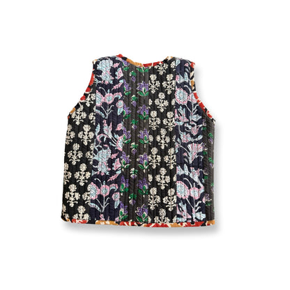 Stripes Patchwork Reversible Vest